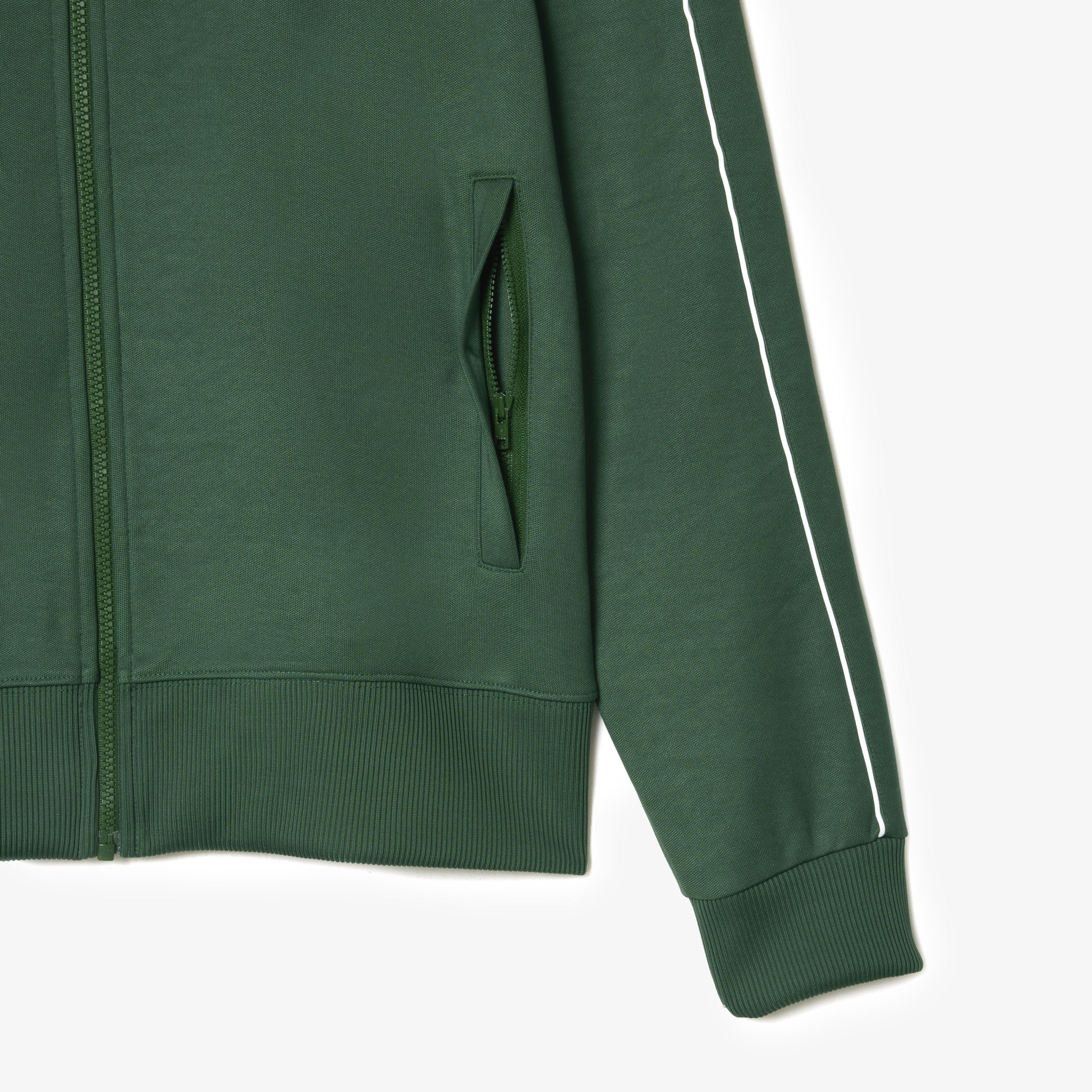 Lacoste Regular Fit Fermuarlı Erkek Yeşil Sweatshirt