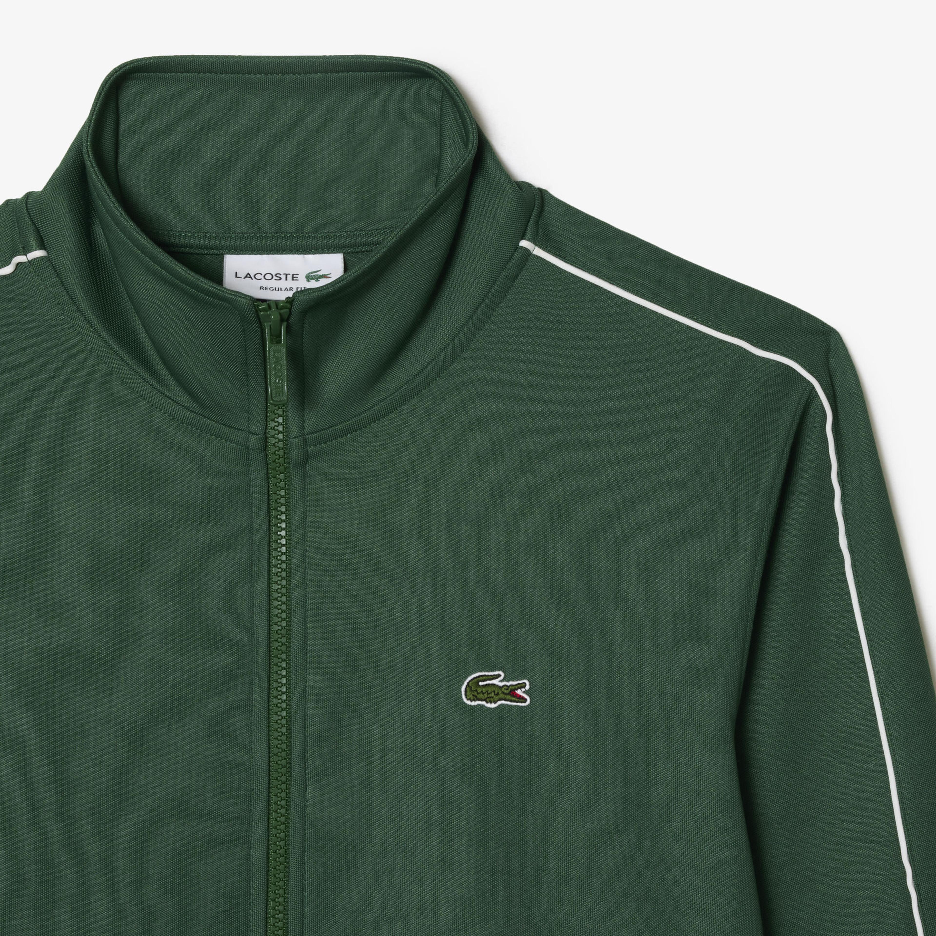 Lacoste Regular Fit Fermuarlı Erkek Yeşil Sweatshirt