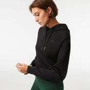 Lacoste Classic Kadın Siyah Hoodie Lacoste Classic Kadın Siyah Hoodie