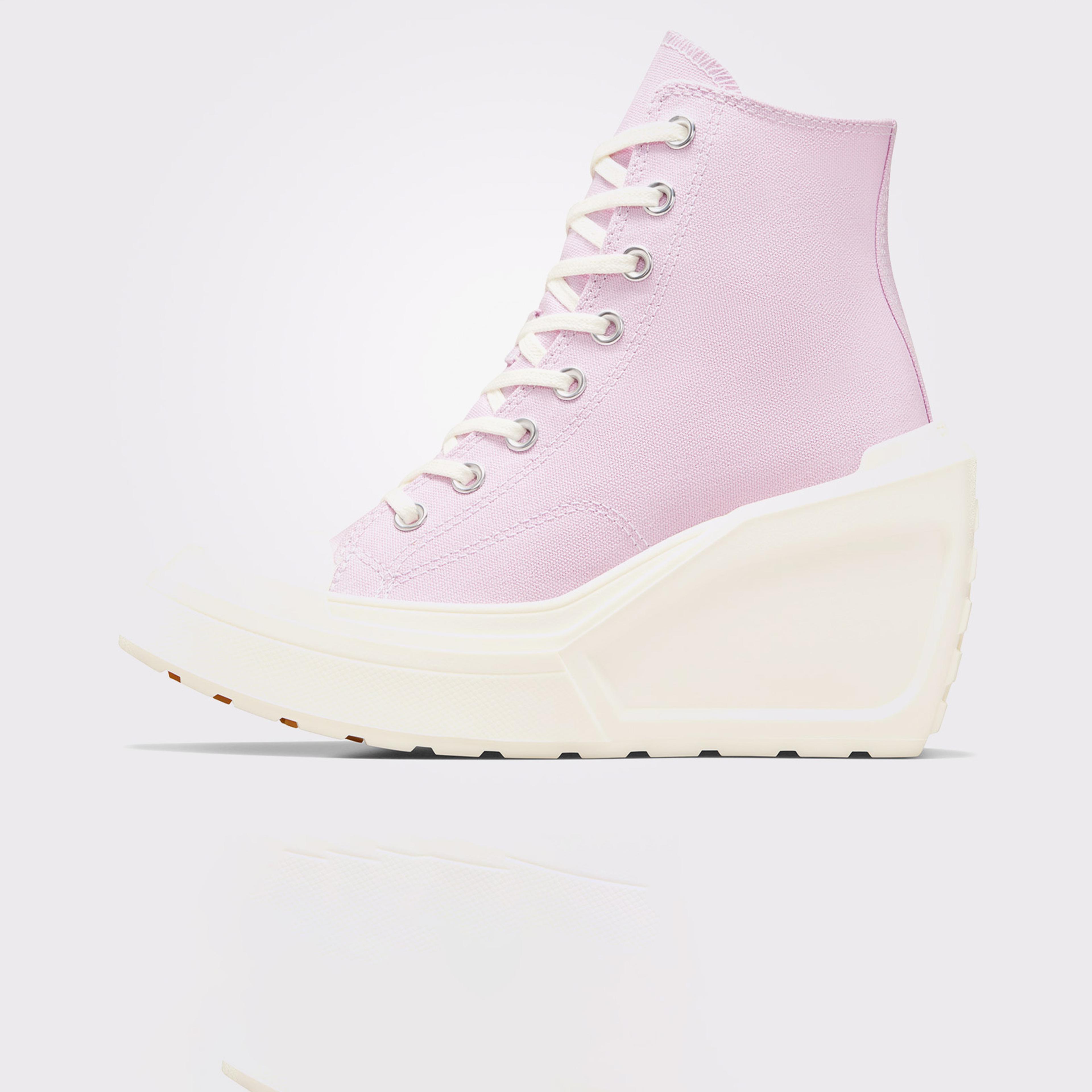 Converse Chuck 70 De Luxe Wedge Unisex Pembe Platform Sneaker