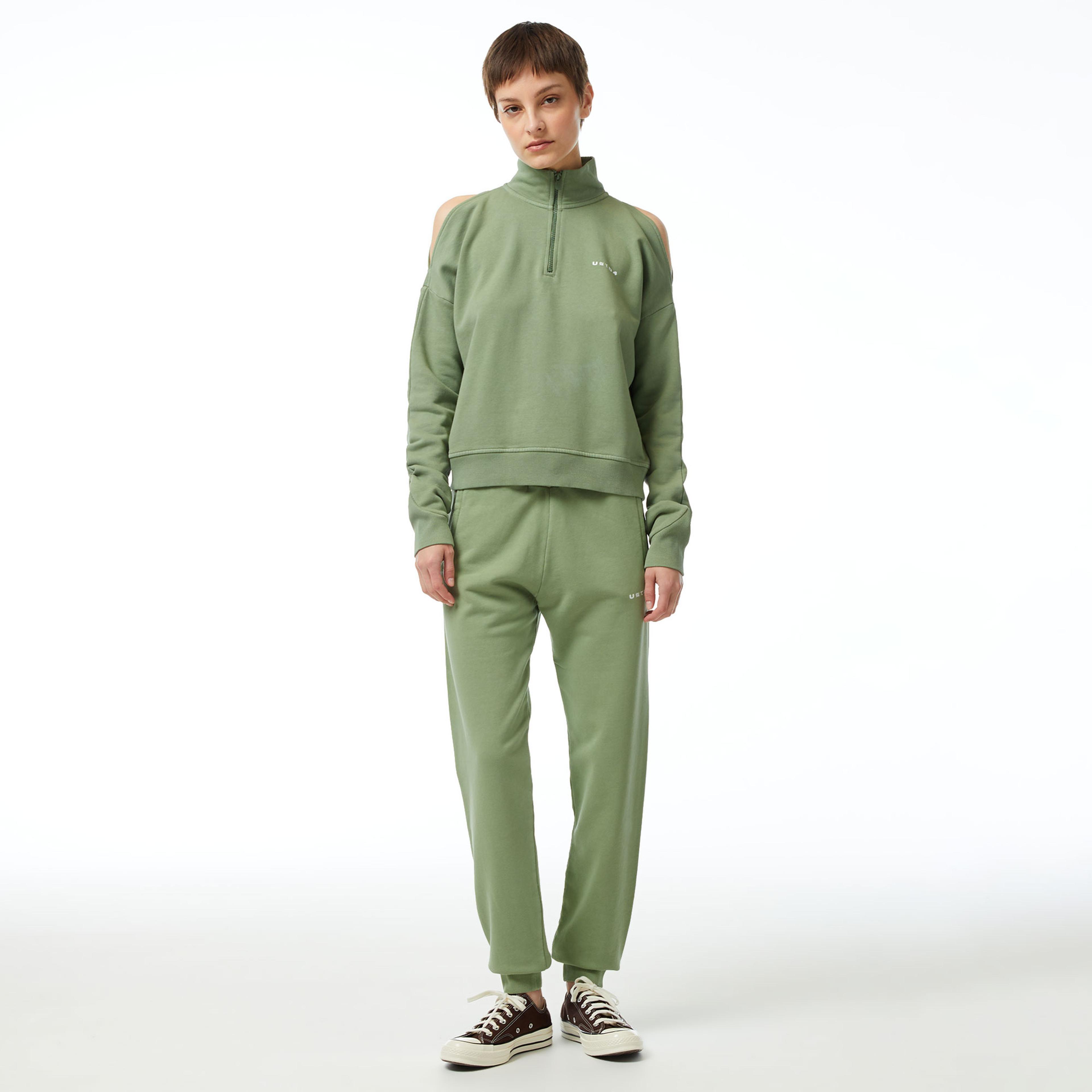 UNITED4 Classic Kadın Haki Sweatshirt UNITED4 Classic Kadın Haki Sweatshirt