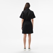 Lacoste Kadın Classic Fit Kısa Kollu Siyah Elbise Lacoste Kadın Classic Fit Kısa Kollu Siyah Elbise