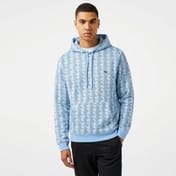 Lacoste Relaxed Fit Monogram Erkek Mavi Sweatshirt Lacoste Relaxed Fit Monogram Erkek Mavi Sweatshirt