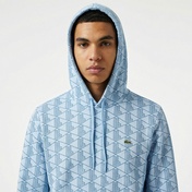 Lacoste Relaxed Fit Monogram Erkek Mavi Sweatshirt Lacoste Relaxed Fit Monogram Erkek Mavi Sweatshirt