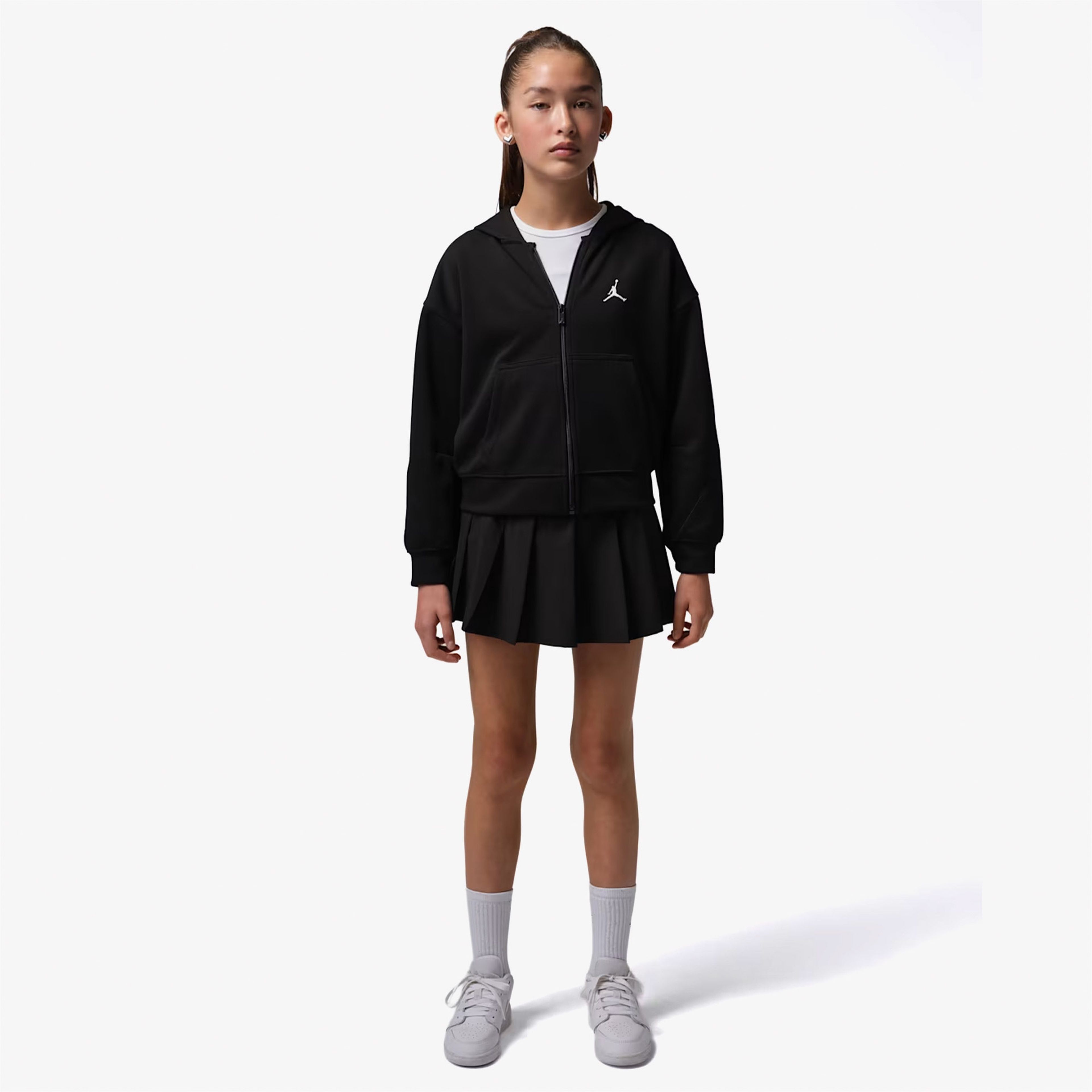 Jordan Jdg Maveen Sport Full Zip Çocuk Siyah Sweatshirt Jordan Jdg Maveen Sport Full Zip Çocuk Siyah Sweatshirt